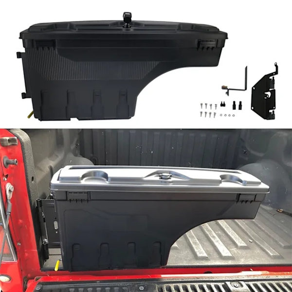 Työkalulaatikko säilytys, takaluukun Swing Case, Ford Ranger T9 2023+ mallit, 1 kpl vasemmalla 1pcs on Left 1pcs on Left