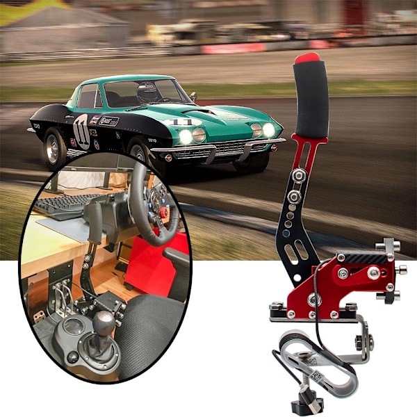 14-Bits USB Håndbremse, Til SIM PC Racing Spil, Kompatibel med Logitech og Fanatec Systemer Red