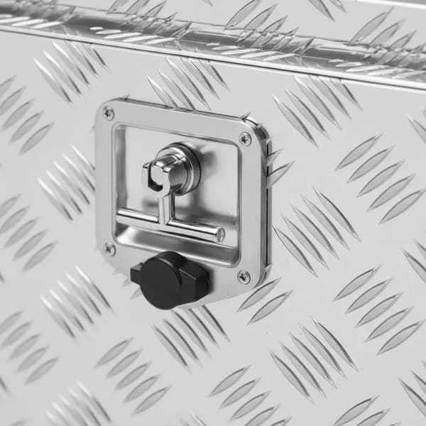 Lastbil Verktygslåda, Säkert Låsmekanism, Hållbar Aluminiumlegering, armégrön