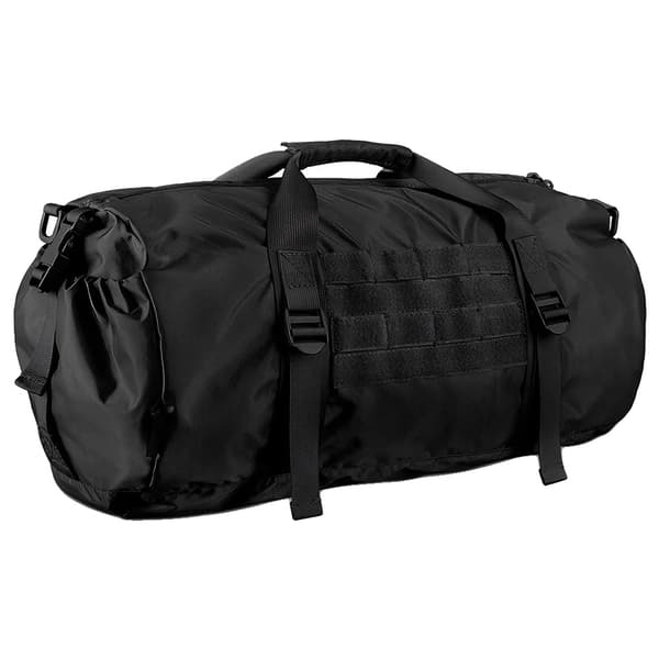 Konvertibel Duffel Bag, Rummelig Design, Alsidige Bæreformer, sort farve