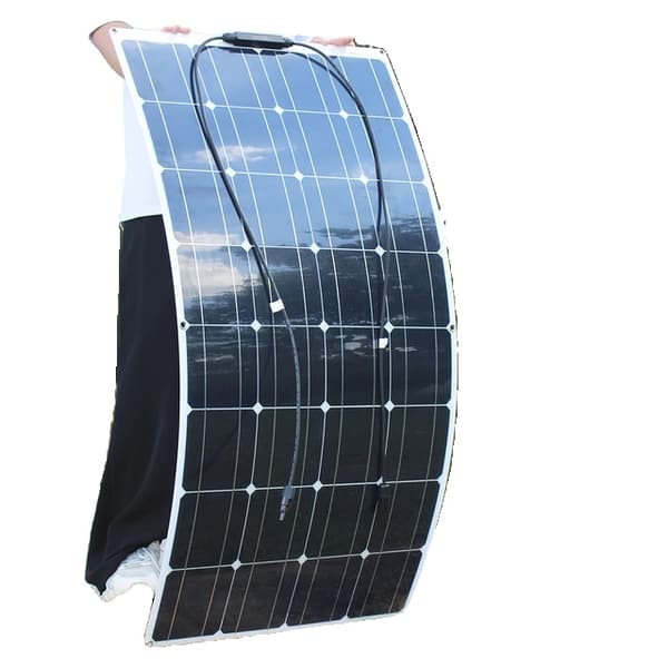 Solpanel, Fleksibel, Monokrystallinsk, 100w solpanel