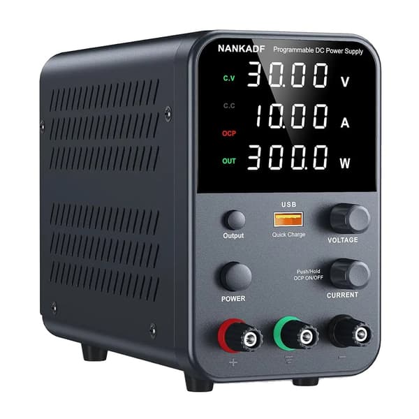 NANKADF DC Virtalähde, 300W Teho, 0-30V Jännitealue, WPS3010H 0-30V 0-10A