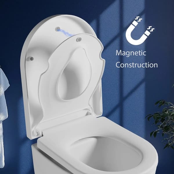 WC-istuin, sisäänrakennettu lastenistuin, nopea vapautus, VALKOINEN