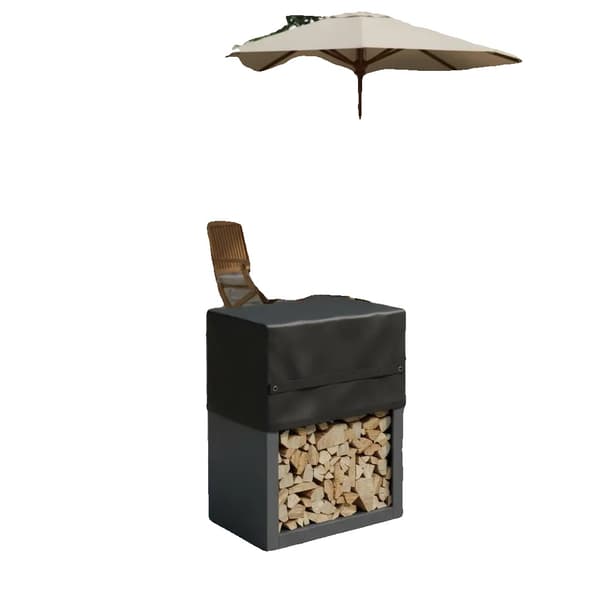 Brændeholder, Stål Konstruktion, Moderne Design, hær grøn