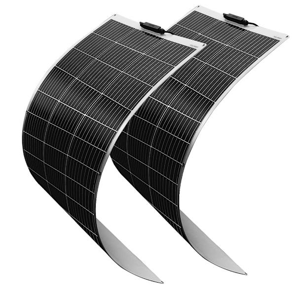 Solpanel, Høj Effektivitet, Fleksibelt Design, 2stk solpanel