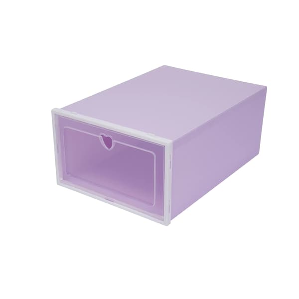 Skoopbevaringskasser, Pladsbesparende Design, Holdbart Materiale, LILLA