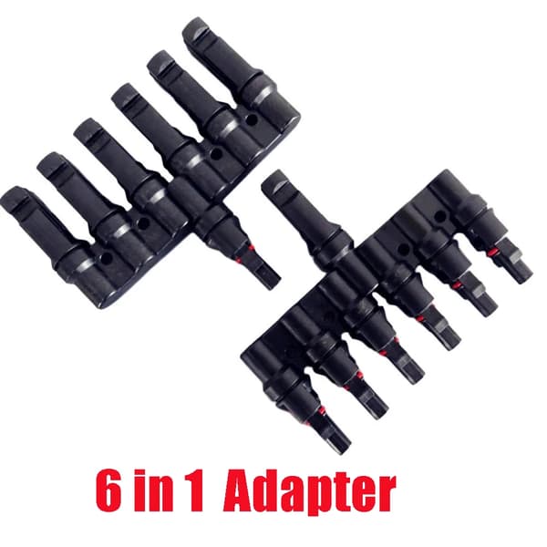 Adapter, Solpanelstik, Parallelforbindelse, 1par 6 i 1 adapter