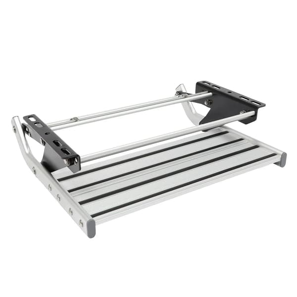 Manuell RV-steg, hög bärkapacitet, hopfällbar design, Silver