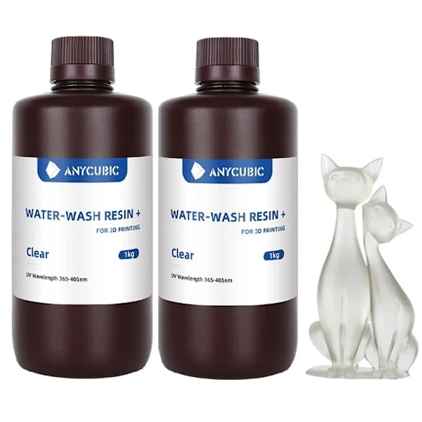 3D Printer Resin, Høj Præcision, Lav Lugt, klar 2kg clear 2kg clear 2kg
