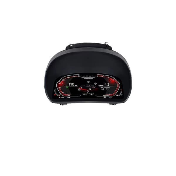 Dashboard Speedometer Digital Cluster, LED Display, Kompatibilitet med BMW 1 Serie E81 E82 E87 E88 2006 -2015, med carplay