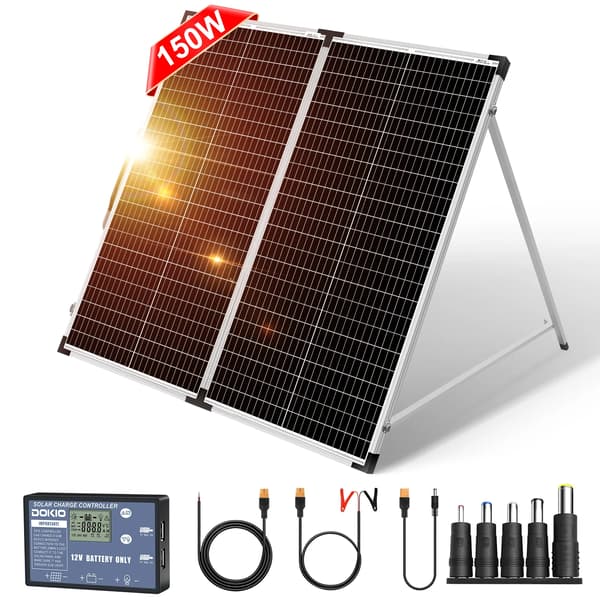 Fällbart solpanel, 160W effektutgång, lätt och bärbar design, 160W