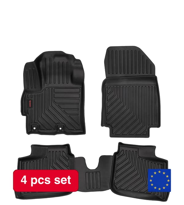 Bilmåtter, 3D TPE-materiale, kompatible med Compact Hatchback II, holdbart design, let at rengøre, året rundt beskyttelse