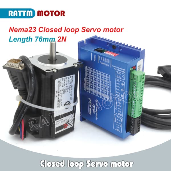 CNC Controller Kit, Nema23 Lukket Sløjfe Servo Motor, HSS57 Driver, Bare motor driver