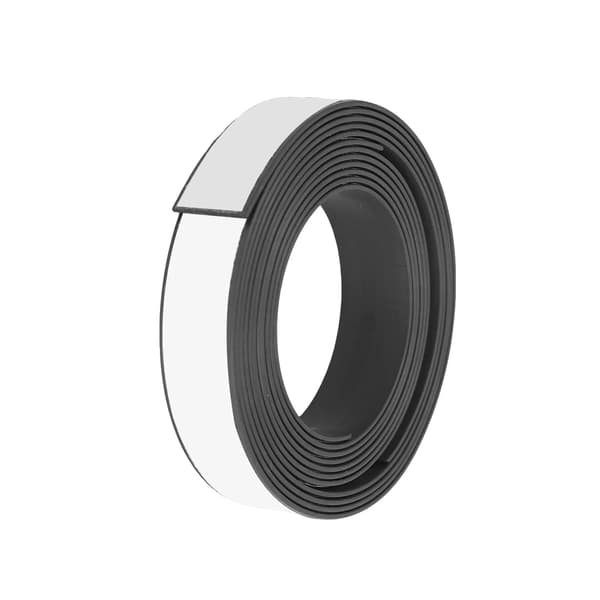 Magnetisk Strimmel, Tilpasselig Længde, Klæbende Bagside, Bredde 1cm, 10M- (10 ruller)