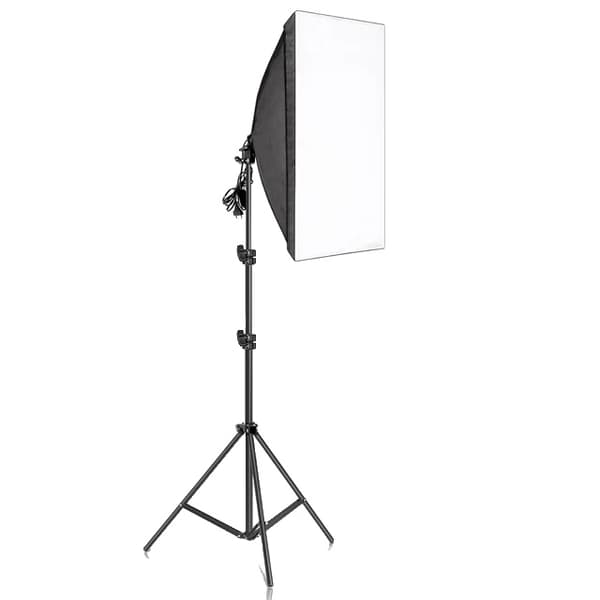 Belysningskit, Softbox för fotografering, Justerbart ljusstativ, Softbox med stativ