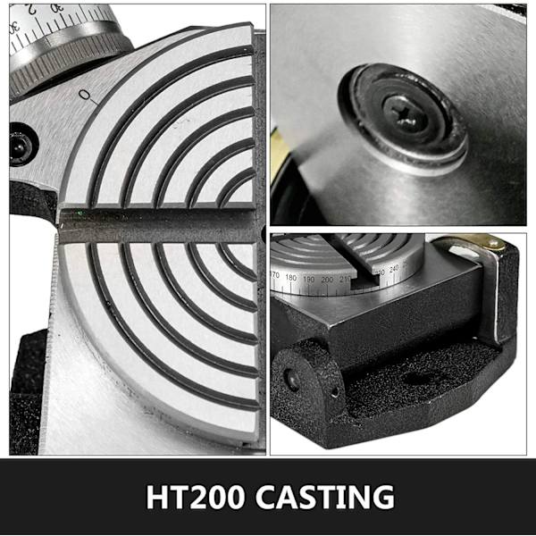 Rotary Table, 4-tums diameter, MT-2 centrumhål, högprecisionsdesign
