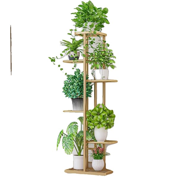 Plantebord, Metaldesign, 6 Niveauer, Guld