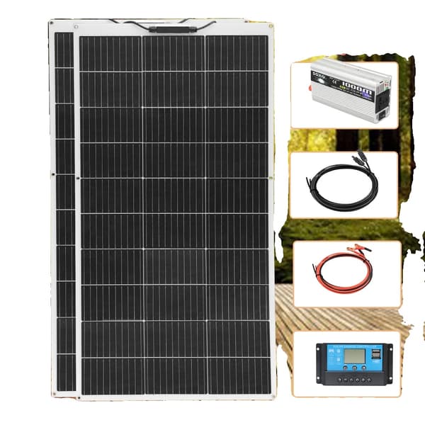 Solpanel, Fleksibelt Design, Høj Effektivitet, 220V 200W