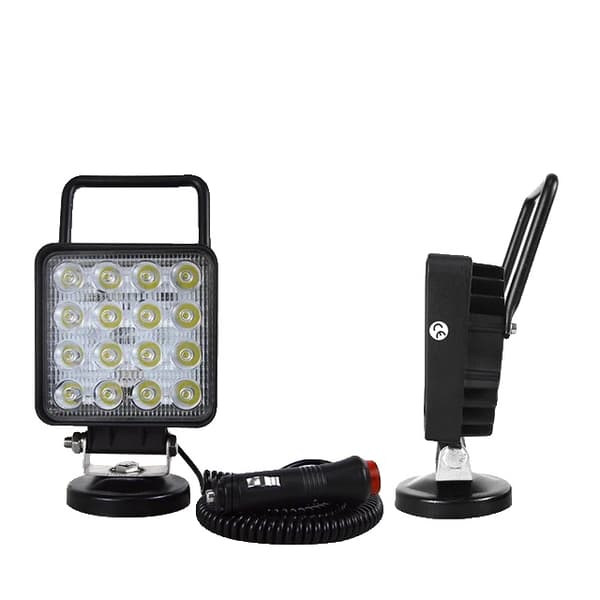 LED-arbetslampa, bärbar, magnetisk bas