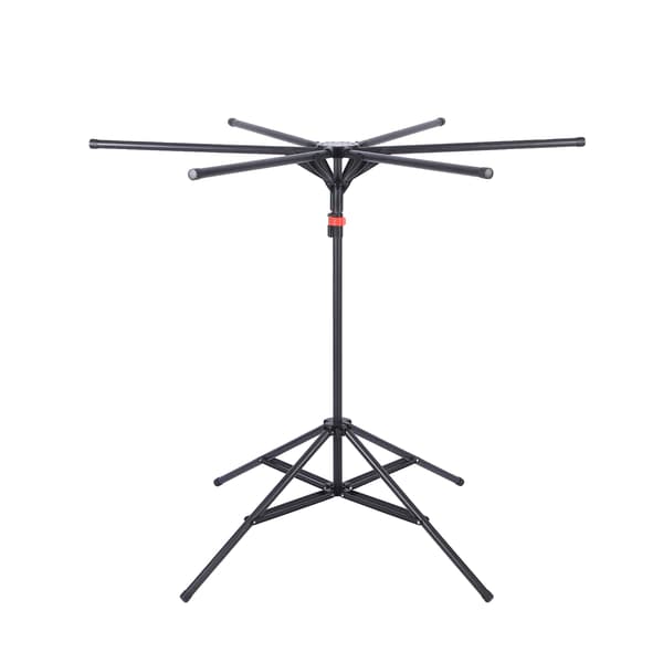 Tøj tørrestativ, justerbare arme, foldbart design, Sort, 6