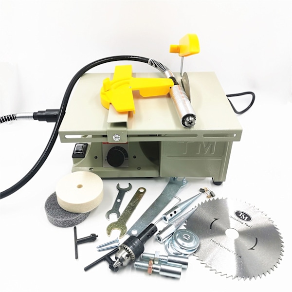 Mini bordsåg, stenpolering, jade-gravering