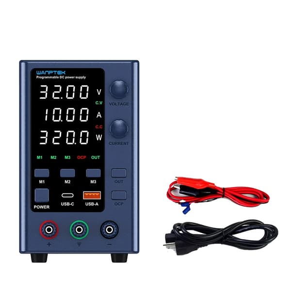 DC Strømforsyning, Justerbar Udgange Spænding, Encoder Kontrol, EPS3210