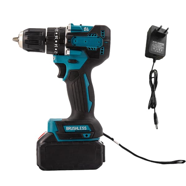 10 mm maksimal borediameter, børsteløs motor, batterikilde, T1, EU