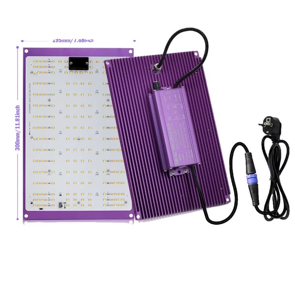 LED Vækstlys, Fuldspektrum, Dæmpbart Lys, 120W, EU