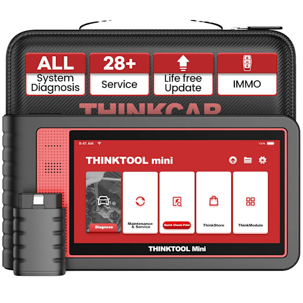 THINKCAR Thinktool Mini, Full System Scanner med WiFi, 5,99-tums Display,Thinktool mini