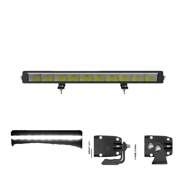 LED Light Bar, IP68 -klassificering, kombinationsstrålvinkel, 22tum