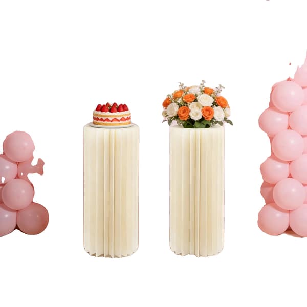 Blomsterstativ, Robust Design, Elegant Præsentation, HVID