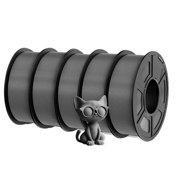 3D-printer filament, forbedret holdbarhed, boblefri design, PLA PLUS 5GY