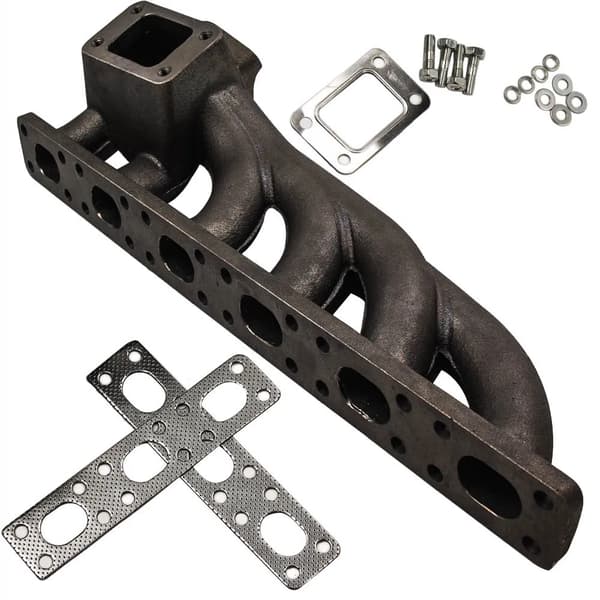 Afgasmanifold Kit til BMW E36 og E46, Støbejernskonstruktion, Forbedret Luftstrøm, Nem Installation