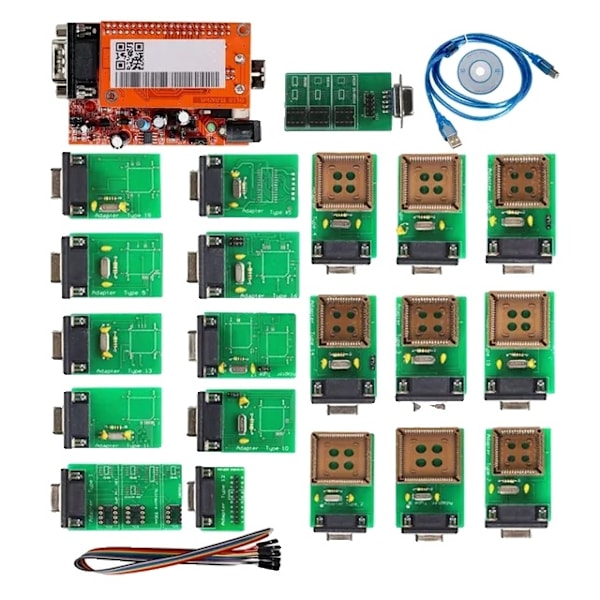 UPA USB-programmør, Nyeste ankomst, Fuld adapter support, UPA Full Set UPA Full Set UPA Full Set