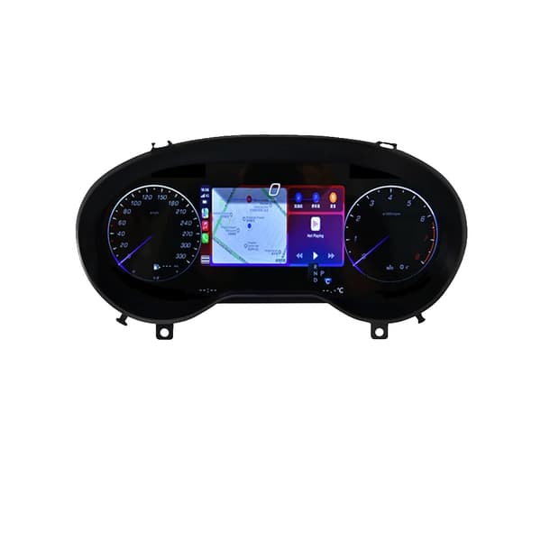 Digitaalinen instrumenttipaneeli, langaton CarPlay, Android Auto -yhteensopivuus, Punainen