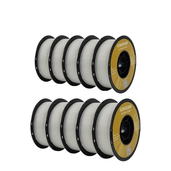PLA Filament, 1,75 mm Diameter, Låg Vridning, Transparent