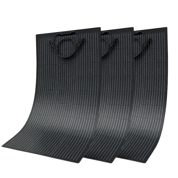 Solpanel, Flexibel Design, Hög Effektivitet, Flexibel 3PCS-100W