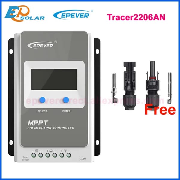 Solcellelader Controller, Op til 40A Support, Alsidige Anvendelser, Tracer2206AN