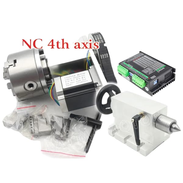 CNC Fjerde Akse, Nema23 Steppermotor, K11-80mm Driver