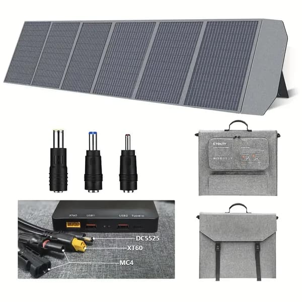 Aurinkopaneeli, Kannettava muotoilu, Energiatehokas, SPC 200W