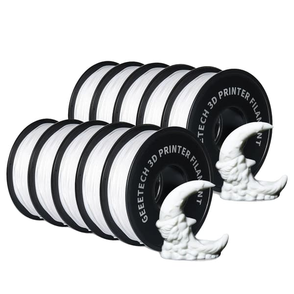PLA-filament, 10 kg vikt, 1,75 mm diameter, PLA Vit 10Kg