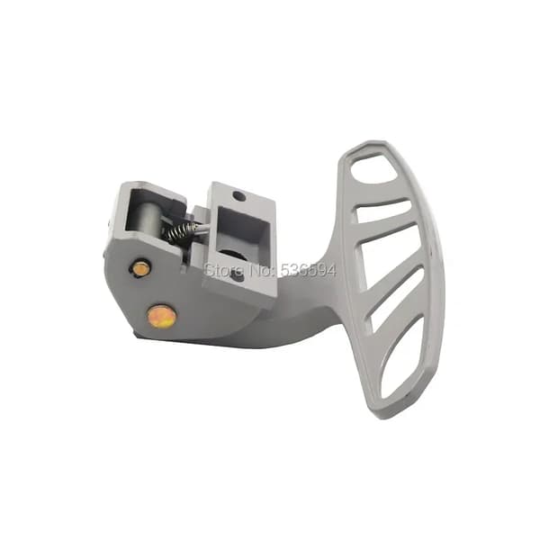 Bussstols fotstöd, lättviktsdesign, kompakt storlek,Silver