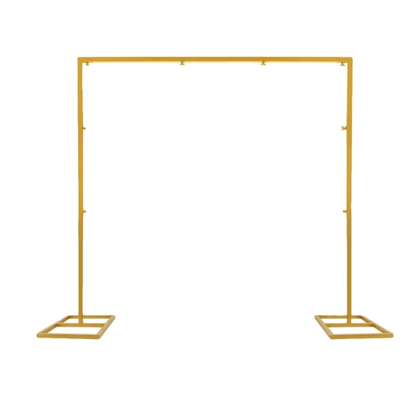 Bakgrundsställning, Metallkonstruktion, Mångsidig Design, Guld  3m/3m, 2m
