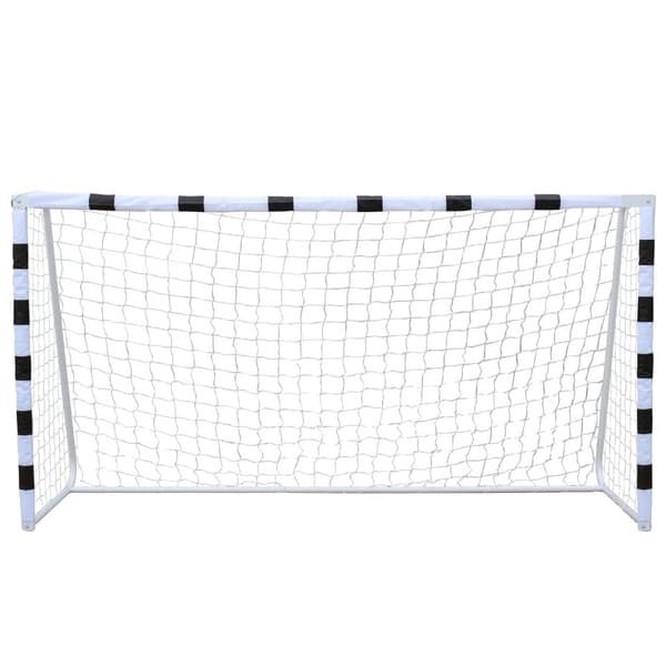 Børnefodboldmål, Bærbart Design, Holdbar Konstruktion, Sort og Hvid