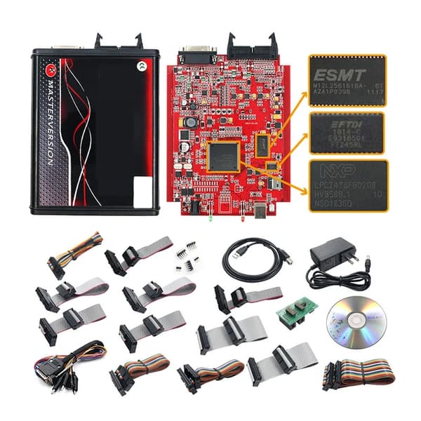 ECU Manager, Röd Kess V5017, LED BDM-ram, Ktag 7020