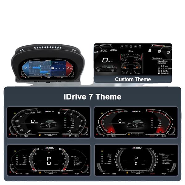 Digital hastighetsmätarcluster, Carplay, Adaptiv farthållare, E71 Carplay-version