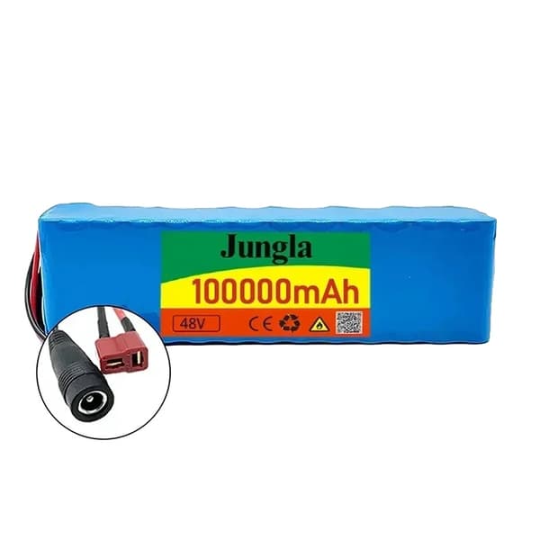 Litiumioniakku, 100Ah kapasiteetti, BMS-suojaus, T-DC