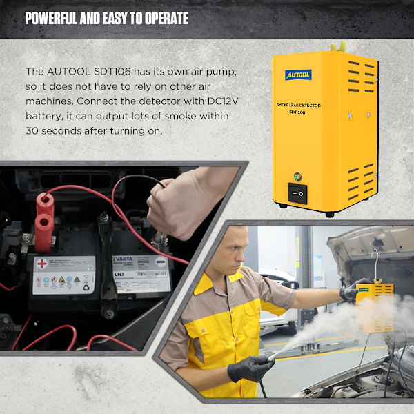 Bil Røg Lækage Detektor, EVAP Lækage Detektion, Olie Rør Generator Diagnostik