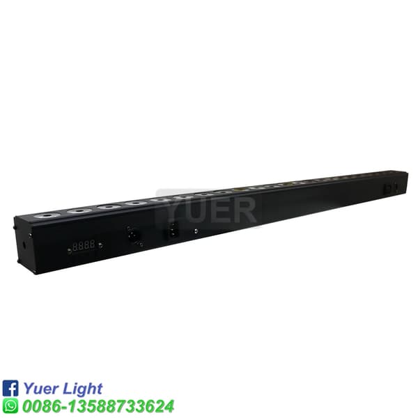 YUER DMX LED Vaskelys, 24X4W RGBW, 100W Effekt, EU -stik