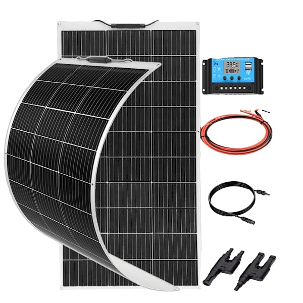 Solpanel System, 200W Kapacitet, Høj Effektivitet, 12V24V200W solarkit